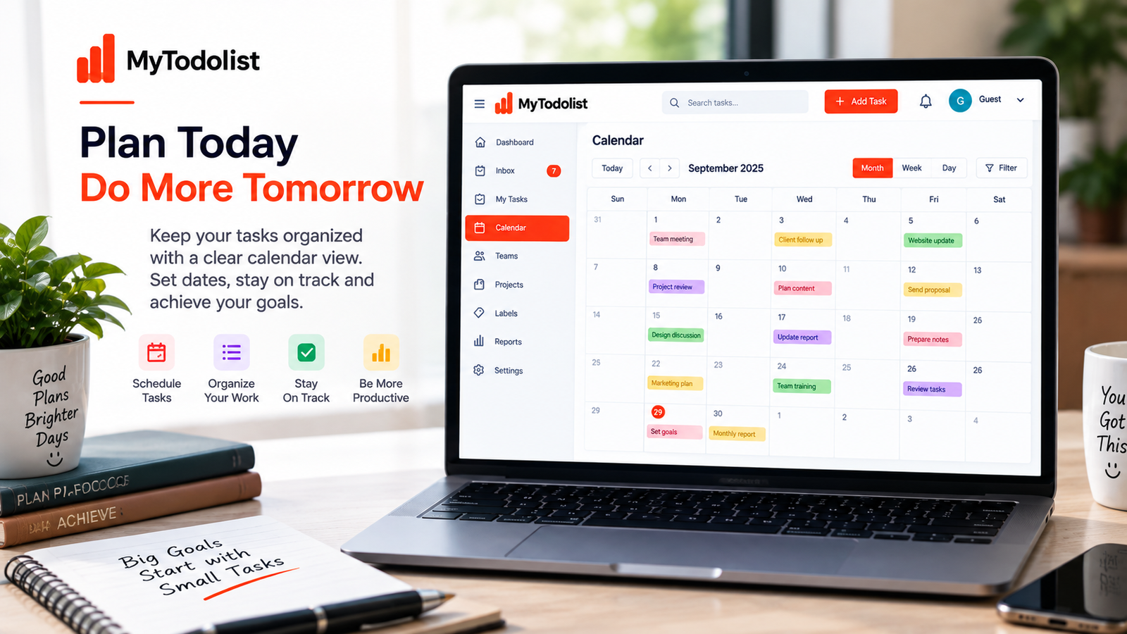 Plan Ahead with Upcoming Tasks